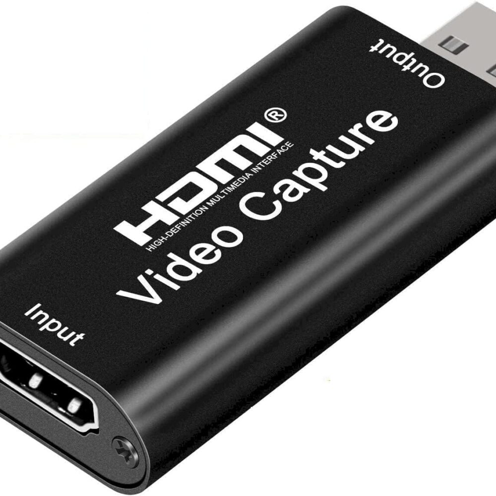 Audio Express AXHDCAP 4K HDMI Video Capture Card, Cam Link Card Game Audio Adapter HDMI to USB 2.0 Record Capture Device for Streaming, Live Broadcasting, Video Conference, Teaching, Gaming