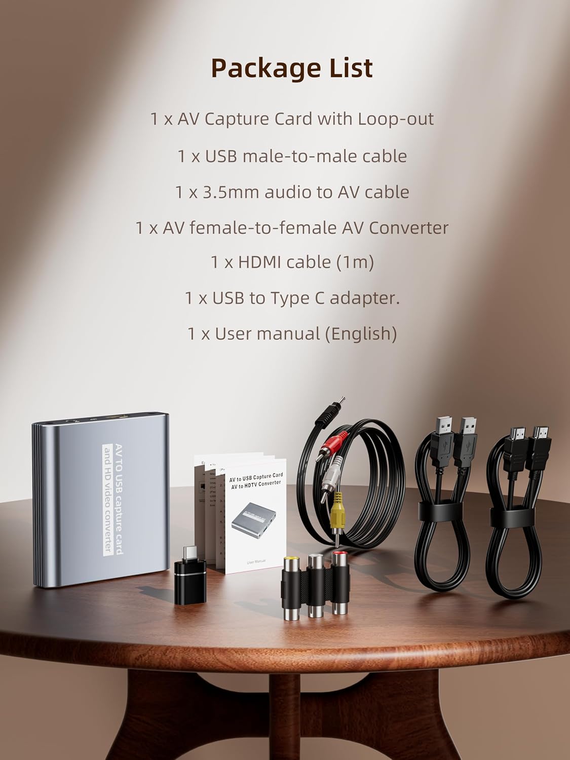 VHS to Digital Capture Card – USB Video Capture Card with HDMI Loop Out, RCA AV to USB for VCR/DVD/Hi8/PS2/Wii, 1080P 30fps Analog to Digital Converter, Effortless Record & Preview Old Videos on TV/PC - Image 9